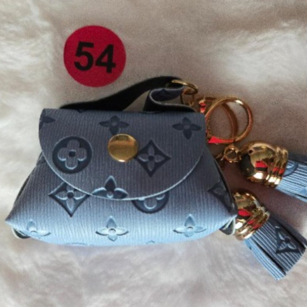 Mini Wallet Purse Bag Charm/Keychain SILVER or BLACK⭐️NWT - Picture 6 of 15